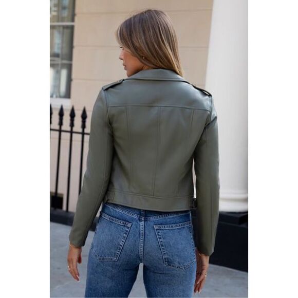 AllSaints BALFERN LEATHER BIKER JACKET - Picture 3 of 14